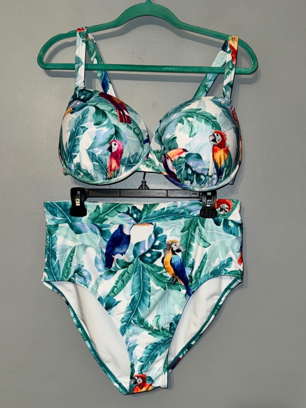 EUC Gabifresh x Swimsuits For All Waterslide Bikini & High Waisted Bottom Sz 18 - Picture 2 of 14
